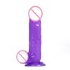 Masturbador femenino, consolador de simulación, juguetes sexuales, pene falso manual, tapón anal de cristal transparente, comercio exterior, gran oferta