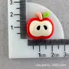 Acessórios de Resina Maçã, Fivelas Brilhantes para Sapatos, Acessórios de Frutas Morango, Materiais DIY Cereja, Capa de Celular com Cola Creme
