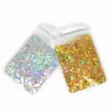 Lentejuelas para uñas tamaño mixto lentejuelas hexagonales láser glitter hexagonal colorido para uñas bolsa 10g transfronterizo
