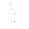 [Collar + Pulsera] Estilo Francés Ins de Lujo Accesible Cadena para Clavícula de Corazón Estilo Dulce Collar de Acero de Titanio con Borla de Corazón de Melocotón para Mujer