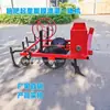 Máquina para Surcar y Acolchar Agrícola Camote Papa Verdura Rotocultivador Completamente Automático Surcador Riego por Goteo Fertilización Máquina Integrada para Acolchar