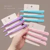 Flequillo Posicionamiento de Raya Pinza para Cabello sin Costuras para Maquillaje y Peluquería de Mujer Pinza Especial de Pico de Pato Pinza Esponjosa para Raíz del Cabello Pasador Pasador