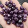Contas de jade roxo antigo contas de pedra de quartzo acessórios para joias diy contas feitas à mão atacado