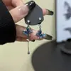 Personalidade Única Estilo Escuro Nicho Estilo Levemente Luxuoso Borboleta Franja Modelo AB Brincos Acessórios de Orelha Versáteis de Alta Qualidade Modernos