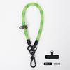 Cordão para Celular Pendurado no Pescoço Transversal 8mm Tira Trançada Corda Curta para Pulso Capa de Celular Cadeia de Cordão Atacado Fábrica