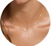 Colar Personalizado Europeu e Americano Transfronteiriço com Inicial em Ouro 26 Pingentes Corrente de Pescoço Colar de Corrente Osso de Cobra Feminino Verão 2024