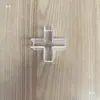 Clips de fijación de plástico de ranura cruzada de 8 mm 5 mm 6 mm 10 mm para vidrio acrílico y tablero KT, clips para acuario