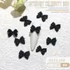 Ins Celebridad de Internet popular resina joyería para uñas al por mayor cinta de color lazo diy corbata de lazo tridimensional accesorios para uñas