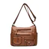 2026 Nuevo Bolso Cruzado de Hombro Único Más Vendido Nuevo Bolso de Cuero Suave para Mujer para el Trabajo, Viajes Diarios, Bolso Casual para Mujer, Mamá