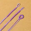 72# Bucle Enrollado de Nylon Bobina Material DIY Cuerda Trenzada Hecha a Mano Bucle Falso Hebilla Colgante Cordón para Collar
