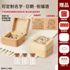 Caja de Colección de Recuerdos de Lanugo de Bebé y Cordón Umbilical Fabricación Conmemoración de los Cien Días y Luna Llena del Recién Nacido Botella de Conservación de Lanugo y Dientes de Bebé