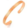Pulseira de Punho de Aço Titânio Transfronteiriça Simples e Fashion com Letras em Inglês Aytu Pulseira Aberta em Forma de C para Casais Decoração Versátil