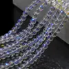Pulseira de contas de luz redondas de cristal contas de vidro contas de luz atacado acessórios de joias diy cortina de contas fabricantes de contas soltas