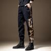 Pantalones de Grulla con Costuras de Estilo Americano de Gama Alta para Hombre, Marca de Moda, Holgados, Rectos, para Hombre, Deportivos, Casuales, Pantalones Largos