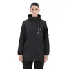 Chaqueta exterior de otoño e invierno engrosada cálida a prueba de frío ropa de trabajo tres en uno dos piezas logo largo bordado fabricante
