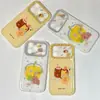 Capa de Celular Cachorrinho de Pudim de Bolinhas para Apple 18 Pro Max, Capa Fofa de Desenho Animado para iPhone 17, 16, 15