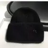 Nuevo Gorro de Punto para Mujer en Invierno, Forro Polar y Lana Engrosada, Cálido y Versátil, Aspecto Adelgazante, Protección para los Oídos, Gorro de Punto Pullover para Maternidad