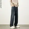2026 Novos Jeans Masculinos Streetwear Retrô Tendência Soltos Jeans Reto Masculino Jeans para Jovens
