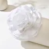 Broche de Flor de Rosa Tridimensional Vintage Estilo Francés, Pin de Solapa de Moda de Lujo de Alta Gama, Accesorio Hecho a Mano de Nicho para Mujeres