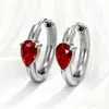 Brincos de Zircônia em Forma de Gota para Mulheres, Luxo Leve, Brincos de Alta Qualidade, Brincos Elegantes, Brincos Versáteis, Brincos de Zircônia com Garras