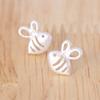 Coleção 5 Brincos de Pino em Prata de Lei S925 Estilo Coreano Brincos Distintivos Pequenos Pregos de Osso da Orelha Brincos Elegantes Simples para Mulheres