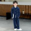 Traje de estilo chino nuevo para niño Hanfu estampado de estilo chino Moda nacional Hebilla Traje Tang Traje de actuación para espectáculo de anfitrión infantil