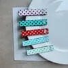 Clip de Cabello Largo de Lunares de Dibujos Animados de Niña Dulce Parche DIY Pegamento de Crema Clip Lateral Sin Costuras Pinza de Pato Pasador de Pelo Accesorios