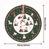 Artículos más vendidos transfronterizos: Falda para Árbol de Navidad, Hombre de Jengibre, Accesorios de Decoración para Fiesta de Escena de Año Nuevo, Decoraciones, Venta Directa del Fabricante