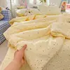 2026 Nuevo Estilo Hilo de Pompón Fresca y Ligera Cubre Cama Colcha de Verano Colcha de Aire Acondicionado Juego de Cuatro Piezas