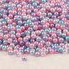 Contas de pérola de imitação redondas não porosas de 4-10 mm acessórios de cola de cristal feitos à mão DIY material acessórios decorativos