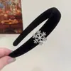 Diadema Ankela Red Velvet para Mujer, Estilo Otoño e Invierno, Diadema de Alta Gama con Diseño de Corona Alta, Tacto Lujoso, Accesorio para el Cabello de Año Nuevo al por Mayor