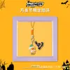 Pendente Cartoon de Halloween Transfronteiriço Caveira Abóbora Fantasma Enfeites para Pendurar em Bolsa Cordão Chaveiro Pequeno Presente para Eventos