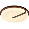 Lámpara de techo color crema estilo vintage con acabado de madera de nogal, que ofrece una sensación de alta gama. Luz de Habitación Sencilla y Cálida Que Es Amigable con los Ojos, Adecuada para Estudio y Dormitorio