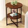 Mesa Lateral Simples, Mesinha de Centro Pequena, Mesa de Canto Móvel, Mesa Lateral de Sofá, Armário Lateral, Mesa de Cabeceira, Estante de Armazenamento, Espaço de Armazenamento Personalizado