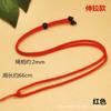 Cordão com pingente Corda Fragrância de Outono verde estilo puxar elástico linha de corda trançada linha de corda vermelha gargantilha fivela de pingente de jade corda de pingente