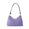 Bolso de franela de alta calidad para mujer 2023 otoño e invierno popular nuevo bolso de hombro axilar moderno elegante casual pequeño bolso cuadrado