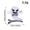 Pinzas para el Cabello Creativas de Disfraz de Halloween para Niños, Accesorios para el Cabello 3D, Gato Lindo, Calabaza, Pinzas Bb, Diseños de Murciélago para Regalo