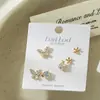 Pendientes de Mariposa Geniales y Elegantes para Mujer, Moda de Nicho, Exquisitos y Versátiles, Accesorios Electroplateados Ecológicos de Yiwu