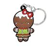 Llavero colgante de PVC navideño, regalo publicitario, bonita joyería, accesorios para muñecas, fábrica en stock