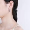 Deseo Comercio Exterior Transfronterizo Suministro Caliente Pendientes de Circonita de Color Arcoíris Pendientes de Personalidad de Moda Pendientes de Diamantes Pendientes de Mujer