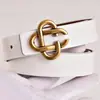 2.3 Cinturón de Mujer Colorido Liso de Cuero Sintético Cinturón para Falda Versátil de Fábrica Moldeador de Cintura de Una Pieza Moldeador de Cintura Ancho