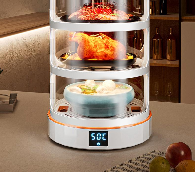 家用防尘电加热菜罩