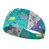 Moda Europea y Americana para Mujer, Estampada, para Viaje, Fiesta, Absorbente de Sudor, Transpirable, para Yoga, Running, Fitness, Deportes, Cinta para la Cabeza