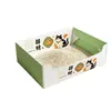Bandeja de Arena Desechable Grande para Gatos, Caja Plegable Portátil para Arena y Orina de Gato para Uso en Exteriores, Inodoro Abierto Temporal para Gatos Sin Limpieza