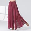 Ropa de baile pantalones de baile mujer adulta sueltos elegantes pantalones de danza moderna profesor de danza clásica china pantalones de pierna ancha al por mayor