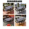 Combinação de Mesa e Cadeira para Exterior Mesa e Cadeira para Exterior Madeira Anti-Corrosão para Exterior Mesa de Jantar para Jardim Pátio Café Mesa e Cadeira para Exterior de Lazer
