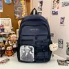 Mochila Coreana Ins Nueva de Aspecto Elegante Estilo Retro Workwear para Estudiantes de Secundaria y Preparatoria Ligera de Viaje Gran Capacidad