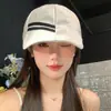 Boné Artístico Listrado Estilo Japonês para Mulheres, Moda de Verão, Sensação de Luxo para o Dia a Dia, Boina Reversível, Boné de Jovem Jornaleiro