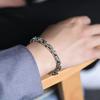 Pulsera con Cierre de Estilo Nuevo Vintage Personalidad Tendencia para Hombres Cierre Simple Versátil Retro Estilo Pareja Unisex