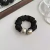 Dongdaemun Banda Elástica para el Pelo de Intestino Pequeño con Pedrería de Gama Alta Cuerda Elegante para el Cabello Banda de Goma Bola para Cola de Caballo Femenina Accesorios para el Cabello Alta Elasticidad
